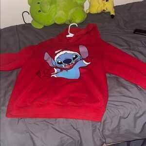 Disney Red and Blue Stitch Sweatshirt